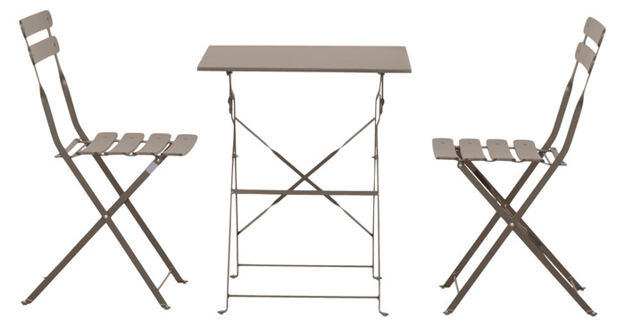 Caféset Honolulu Stål Varmgrå Sunlife